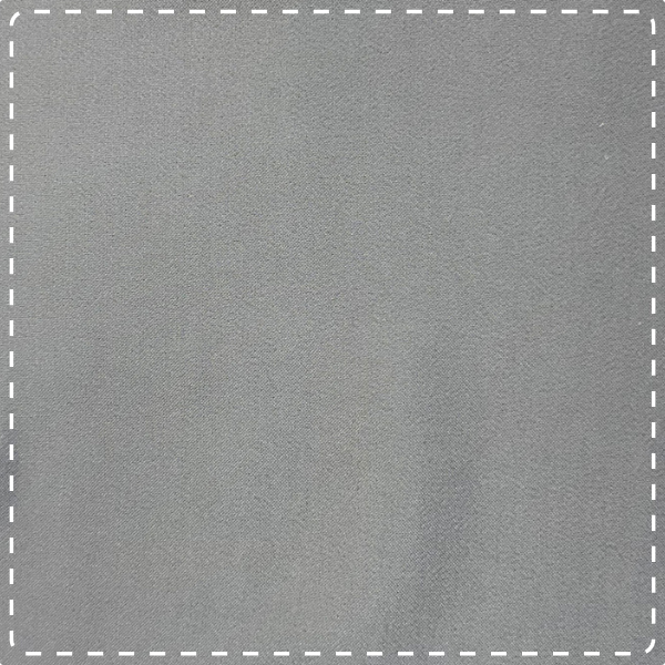 Chiffon Sonho de Seda Cinza